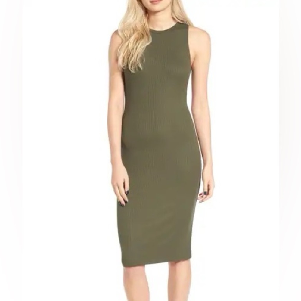 NWT Leith rib tank dress